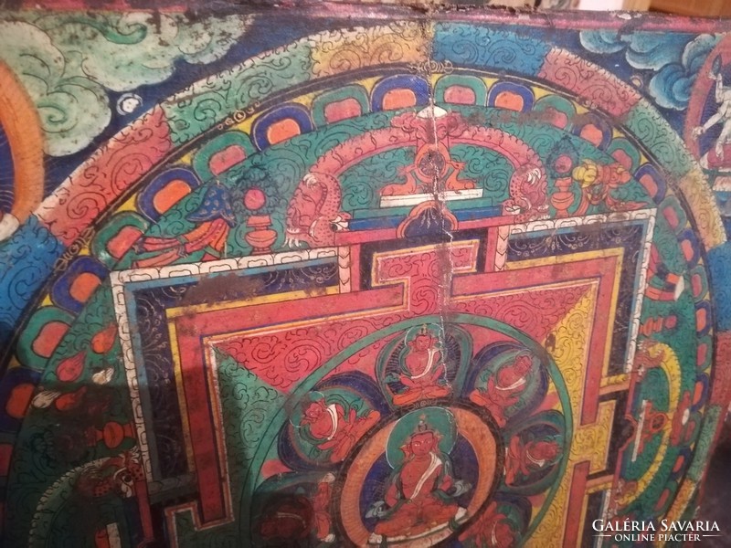Tibetan amithaba mandala, religious image, painting