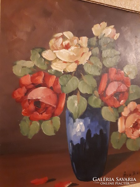 Áke berg,, roses,, still life
