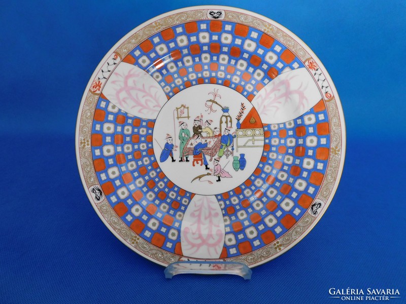 Herendi Indiai 39 cm fali tál Porcelán Galéria Savaria online