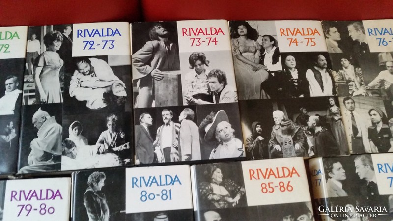RIVALDA könyv csomagban / 1969-1977-ig / eladó!