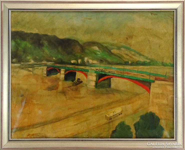 0Y583 Magyar festő XX. század : Híd a Duna felett