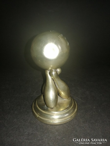 1939 - 1944 STE ezüstözött teke bowling trófea - EP