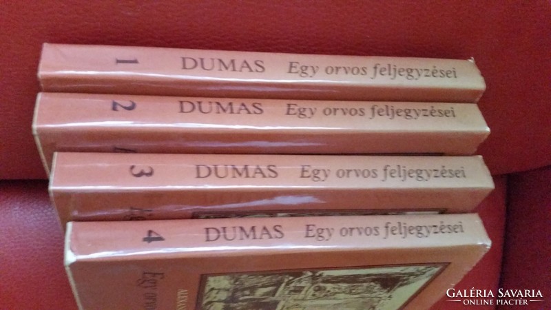 Dumas Egy orvos feljegyzései 1-4 eladó!