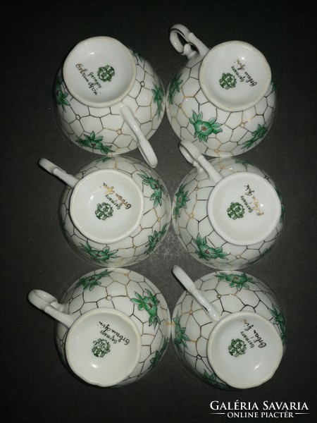 Orbán Gizi porcelain set of 6 pieces. - Ep