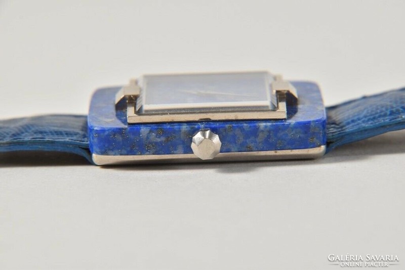 Golden century luxury 18 carat lapis lazuli watch