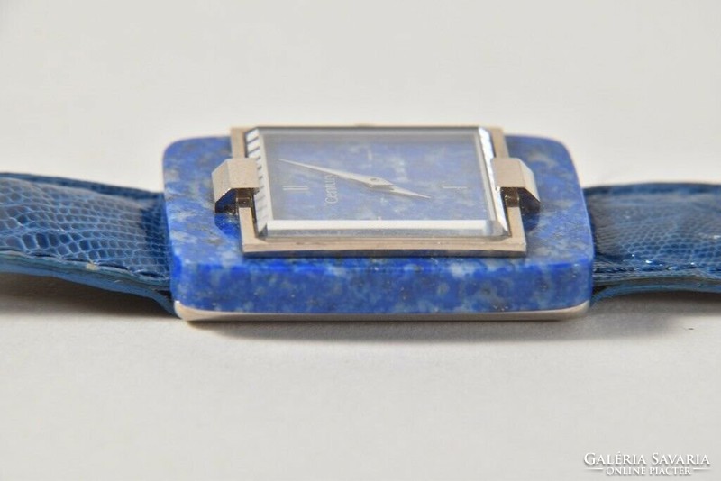 Golden century luxury 18 carat lapis lazuli watch
