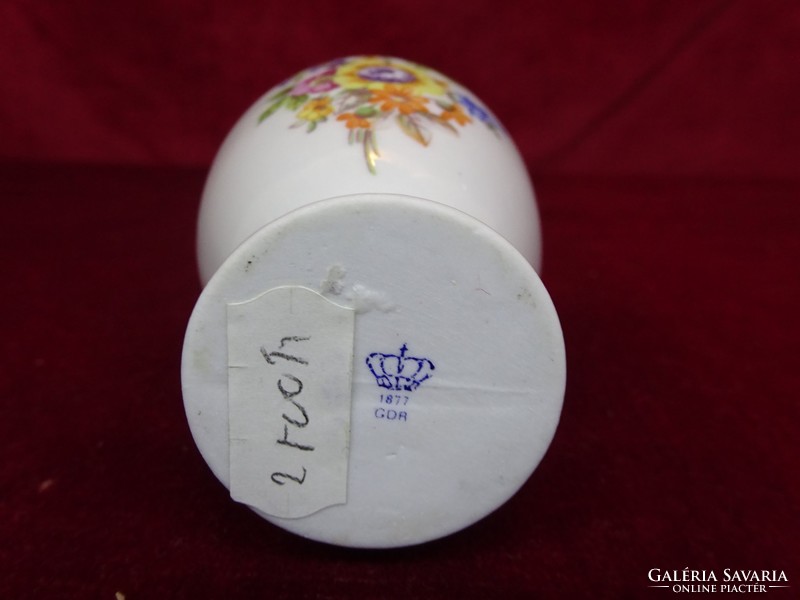 Minőségi német porcelán mini kancsó, 14,5 cm magas, vitrin minőség. Vanneki!