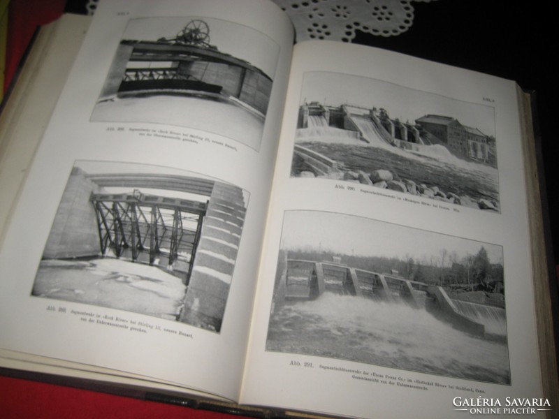 Vízépítész  szakkönyv II.  /  Das Wasserbau ......1912    / németül  víz építő  szakembereknek