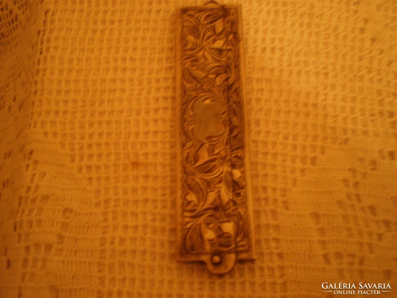 Antique silver comb pendant