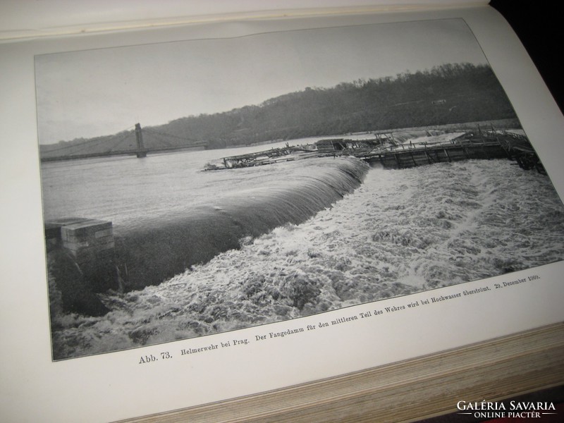 Vízépítész  szakkönyv II.  /  Das Wasserbau ......1912    / németül  víz építő  szakembereknek