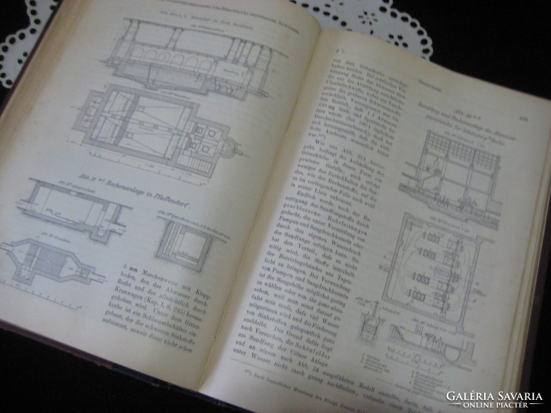 Water architect specialist book / das wasserbau .......1910 ./ In German, good condition