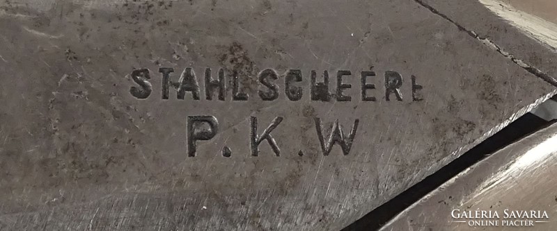 0Z128 Antik Stahl Scheere bécsi olló 26 cm