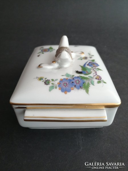 Meissen porcelain painted bonbonnier with a lid - ep