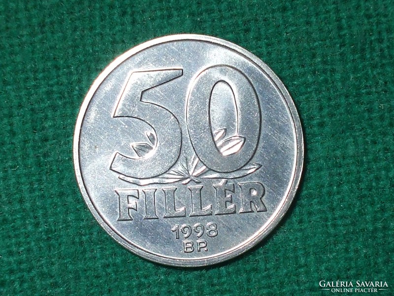 50 Filler 1998! Only 7,000 pcs. !!! It was not in circulation! It's bright!