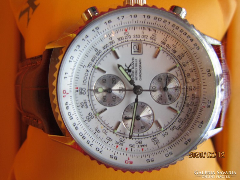 Adee kaye beverly hills men's watch, chronometer