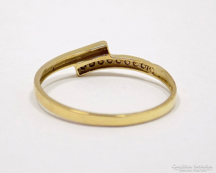 Engraved gold ring (zal-au86154)