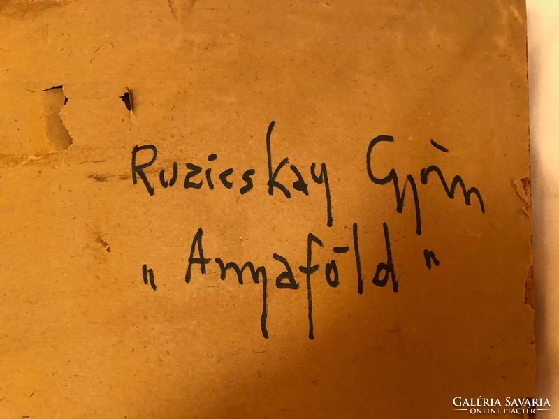 Eladó  Ruzsicskay György "Anyaföld" című alkotása