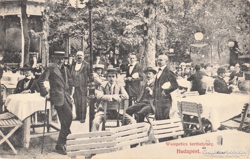 Wampetics F vendéglője BP. 1909  Vendéglő - Gasthaus