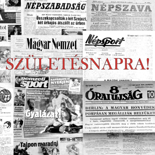 1988 február 16  /  NÉPSZABADSÁG  / Régi újság! SZÜLETÉSNAPRA!?