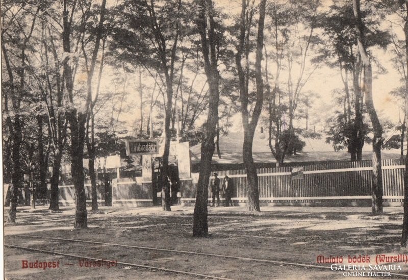 BP. Városliget Mulató bódék (Wurstli)  1912 