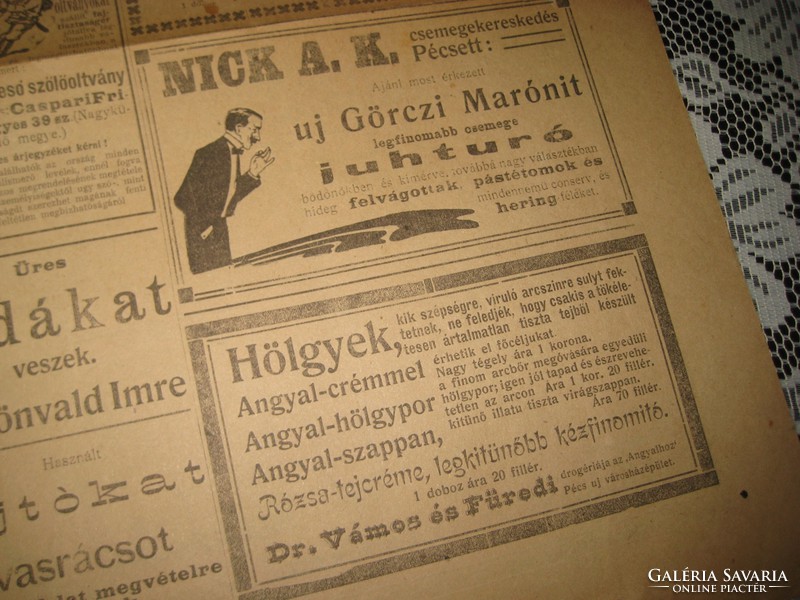 Pécsi Közlöny   ,   1907 október 17. , 16 oldalon