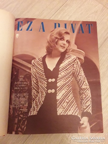 This fashion magazine 1974 - 1975 is a gift idea for two full years!