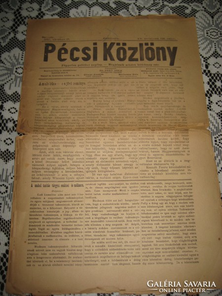 Journal of Pécs, October 17, 1907, page 16