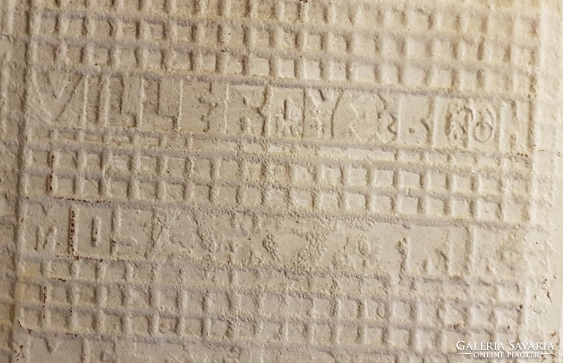 Antik szecessziós Villeroy & Boch, Mettlach csempe a századfordulóról 14,5x14,5 cm