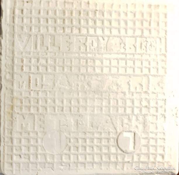 Antik szecessziós Villeroy & Boch, Mettlach csempe a századfordulóról 14,5x14,5 cm