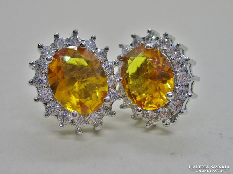 Beautiful old earrings with beautiful stones