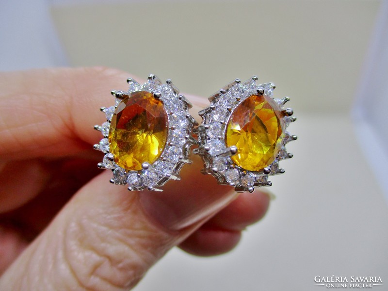 Beautiful old earrings with beautiful stones