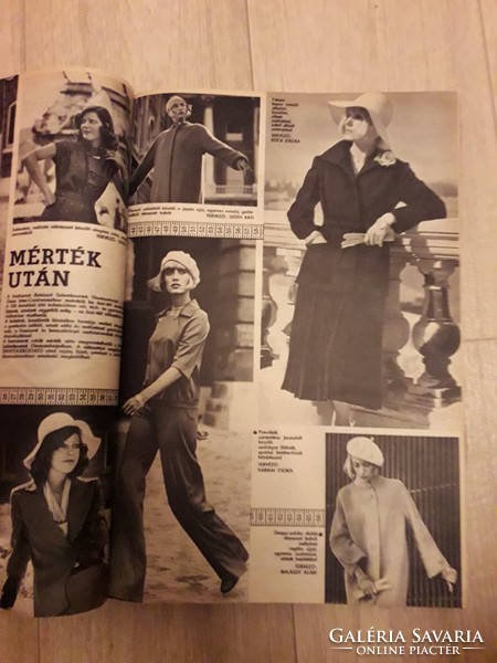 Ez a Divat újság 1974 - 1975  KETTŐ TELJES ÉV egybekötve ajándék ötlet!
