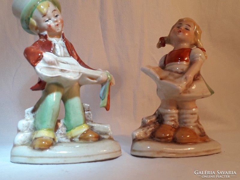 Német porcelán figurák kettő figura együtt Foreign