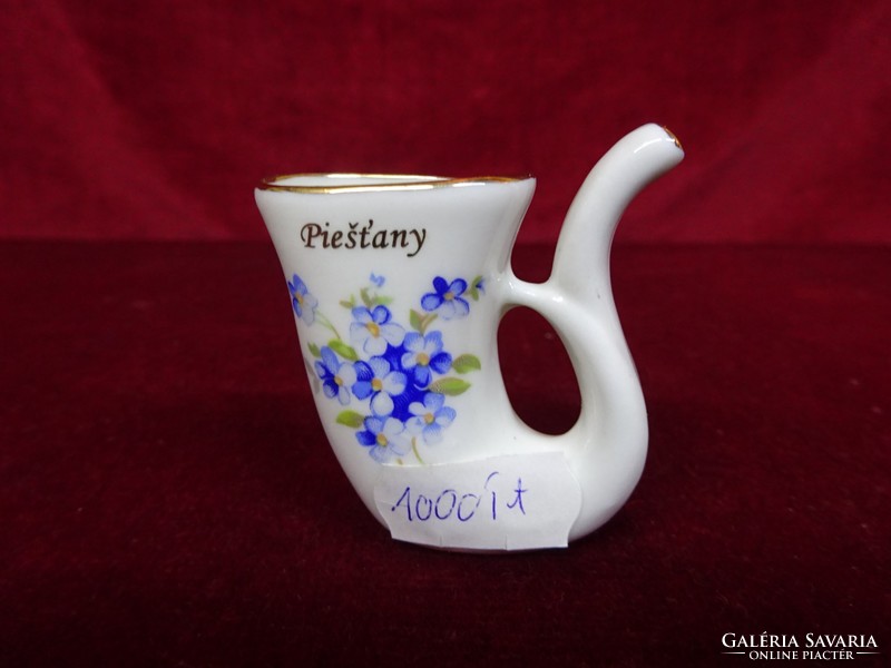 Blue floral porcelain, drinking glass, height 4.5 cm. He has!