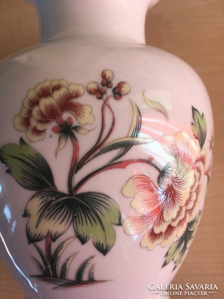 Hollóházi váza-porcelán jelzett