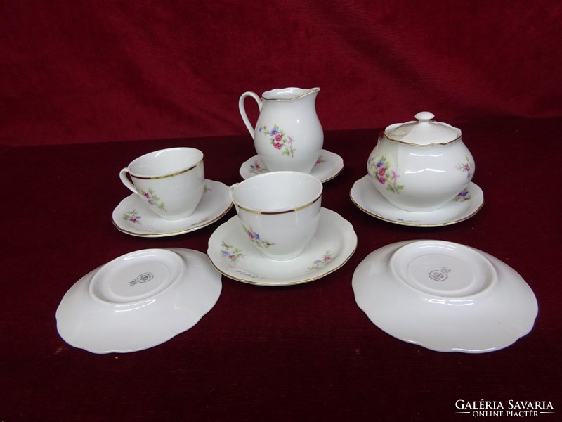 Colditz quality German porcelain coffee set for two people, six pieces. He has!