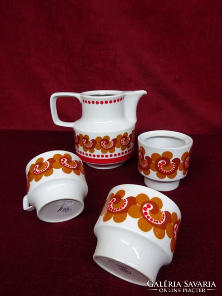 Colditz minőségi német porcelán két személyes teáskészlet, négy darabos. Vanneki!