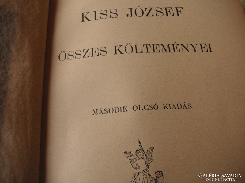 Kiss József Összes Költeményei, 1900