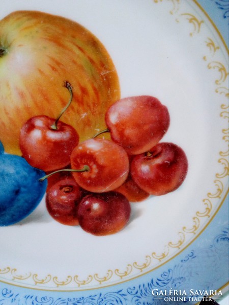1908 Rosenthal Thomas Germany hand painted fruit pattern bowl