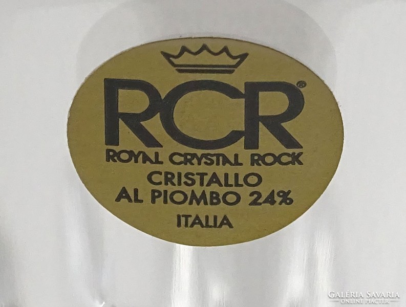 0Z389 Royal Crystal Rock olasz kristály tálka 13cm