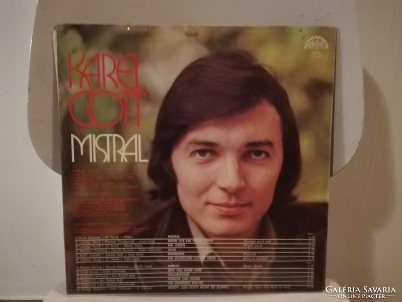 Karel Gott Mistral hanglemez