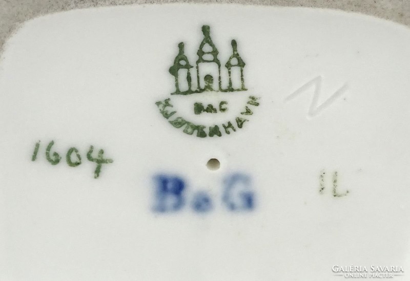 0Z282 B&G Kjobenhavn porcelán fej MAUD 1905