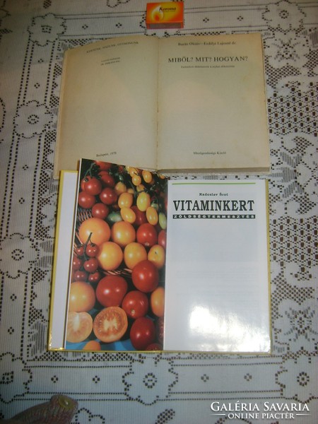 Vitaminkert, Miből? Mit? Hogyan - két darab könyv - 1978, 1999