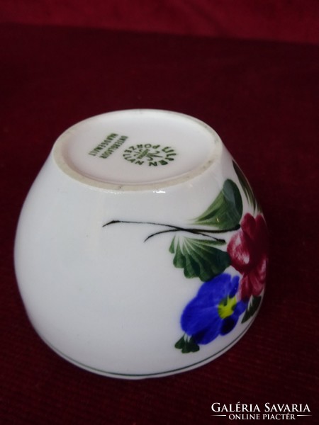 Lilien osztrák porcelán kézzel festett tálka, átmérője 8,3 cm. Vanneki!