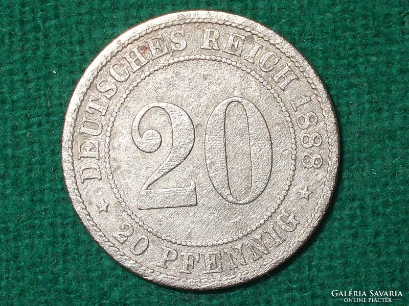 20 Pfennig 1888! German Empire!