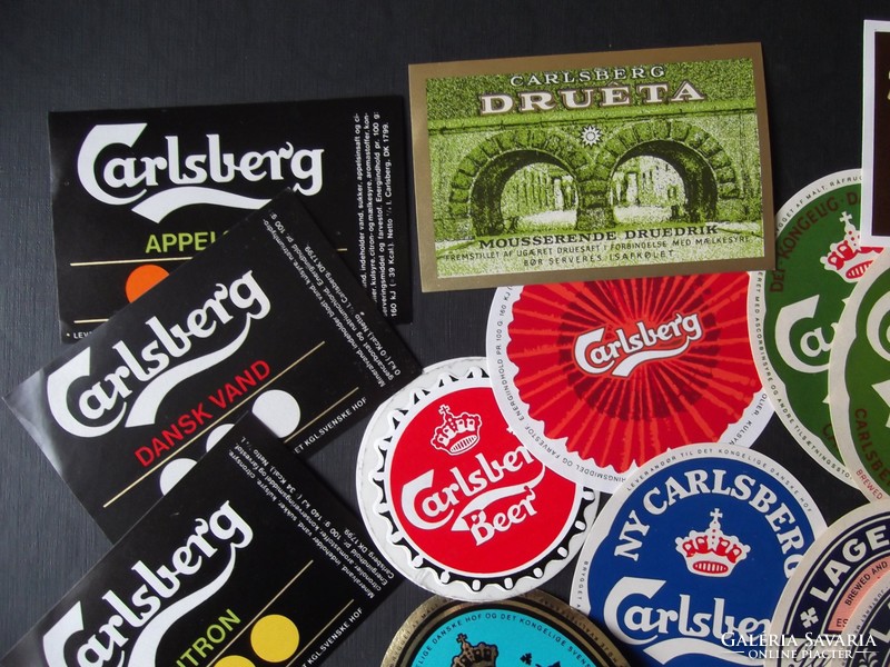 Carlsberg beer label - 23 pcs.