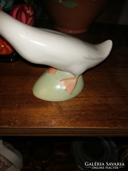 Aquincum goose, nostalgia piece, porcelain, collectible piece