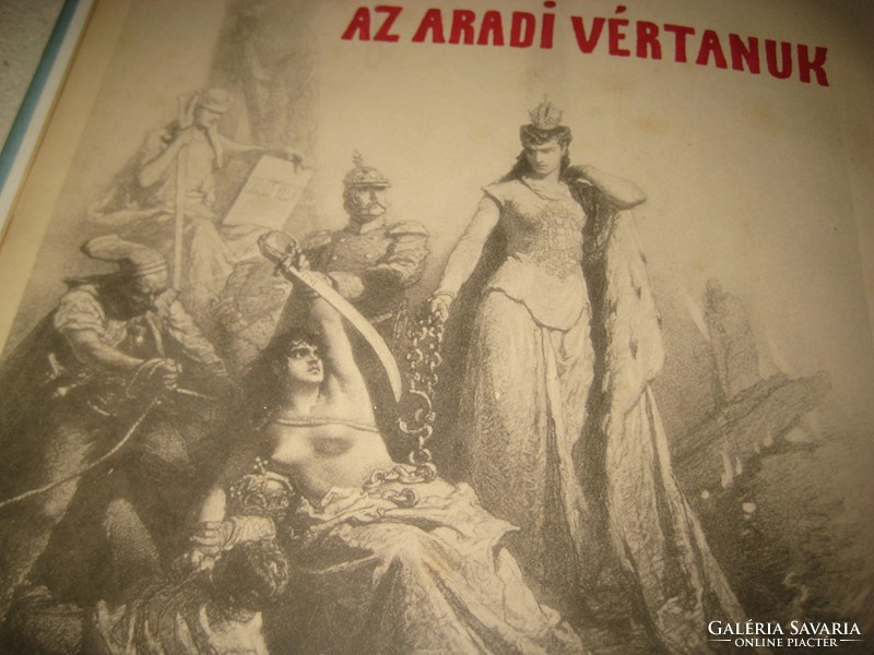 ARADI VÉR TANUK  ALBUMA   1890    írta  Varga Ottó  , szép állapot  210  x 290 mm