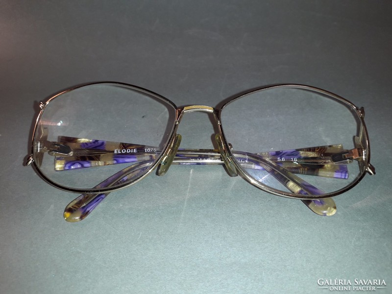 Mid century design french marie elodie women's glasses frame