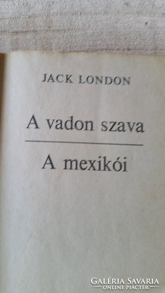Jack London A vadon szava könyv eladó!